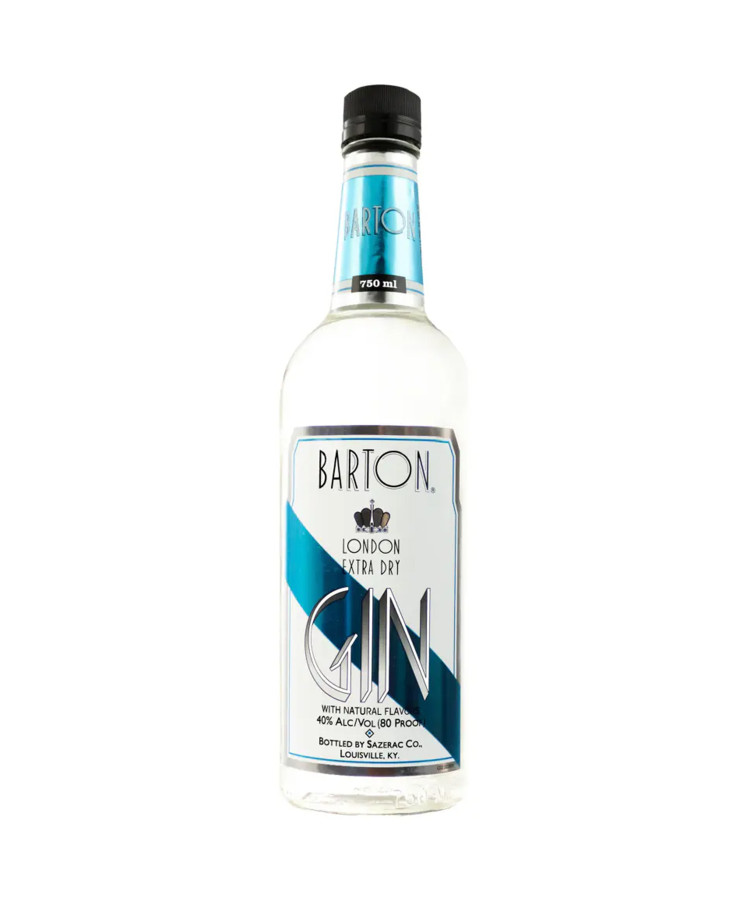 BARTON 80 PROOF GIN - 750ML - SINGLE