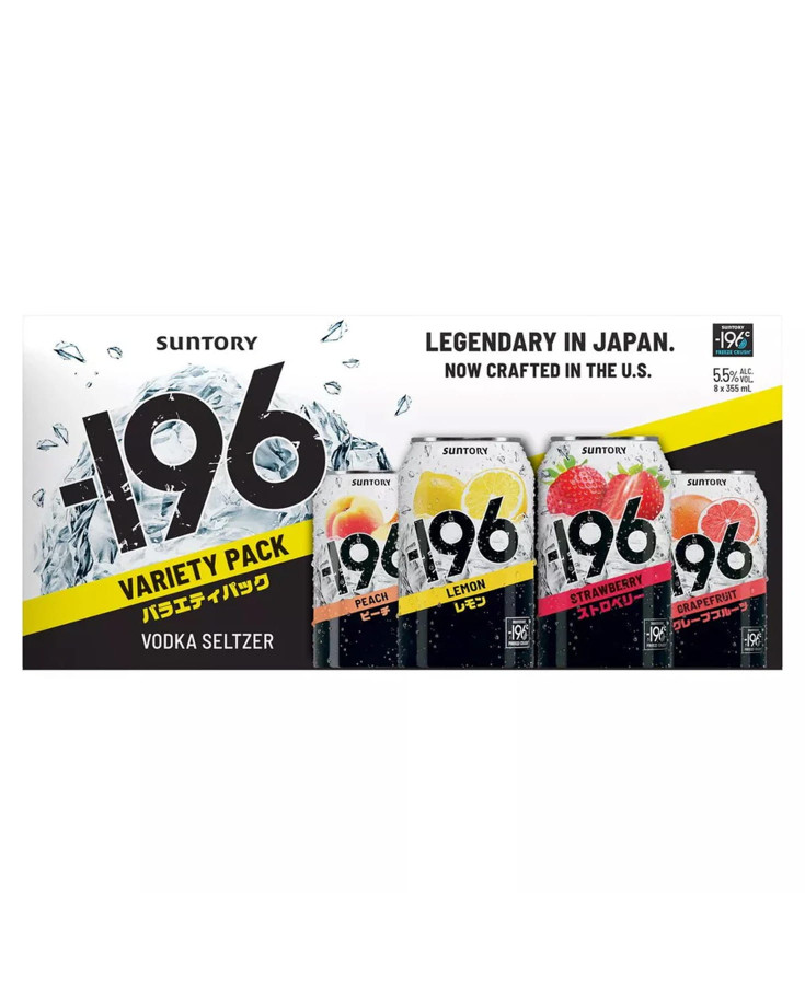 196 Vodka SELTZER CAN 8PK - 355ML