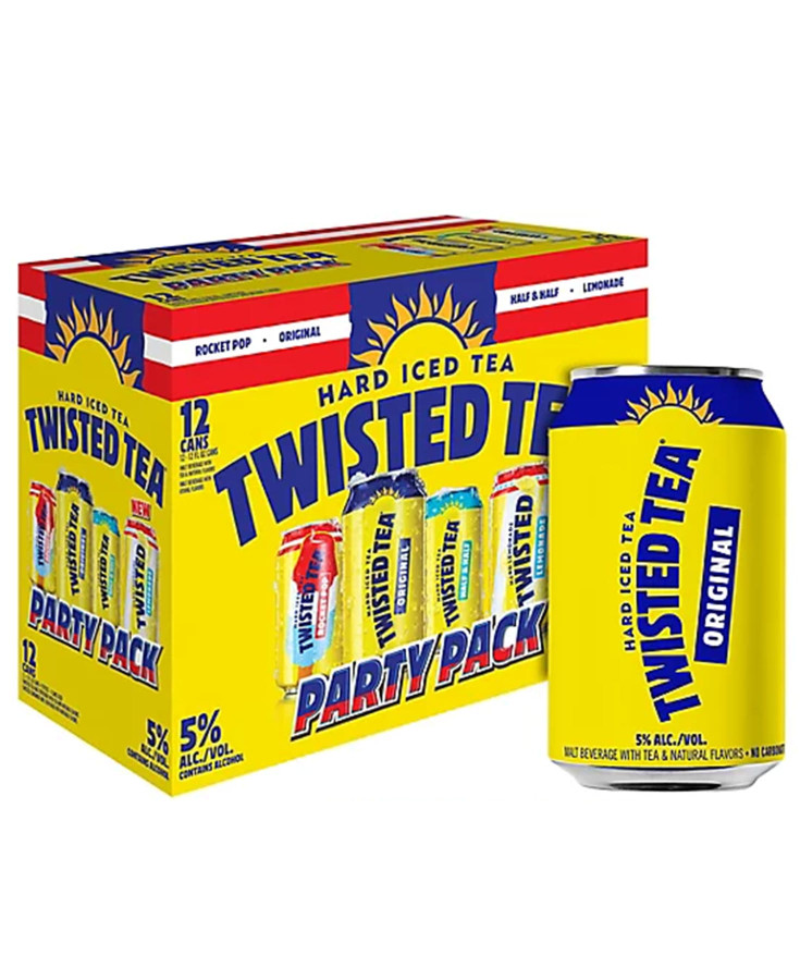 TWISTED TEA PARTY PACK 12 CANS - 12OZ
