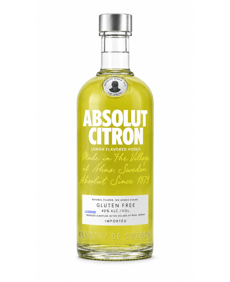 ABSOLUT Vodka CITRON - 750ML - SINGLE