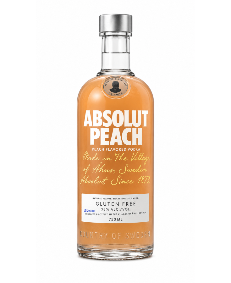 ABSOLUT Vodka APEACH - 750ML - SINGLE