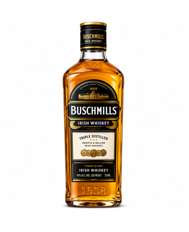 BUSCH MILLS IRISH WHISKEY - 750ML - SINGLE