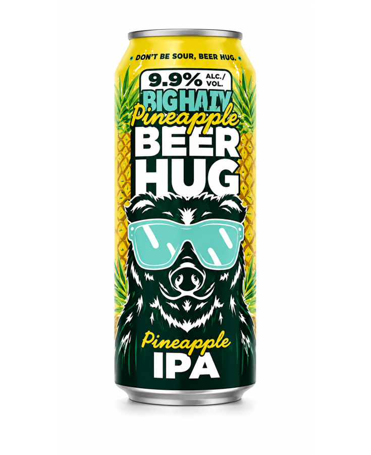BIGHAZY PINEAPPLE BEERHUG - 19.2 FLOZ - 15-PACK