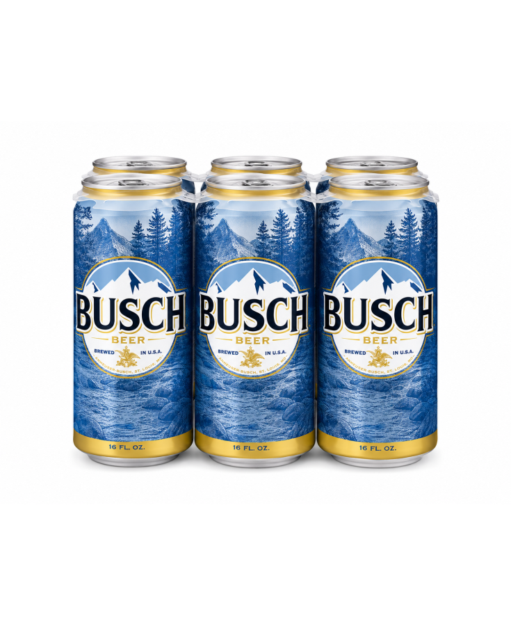 BUSCH 16oZ. CAN - 16 flOZ - 6-PACK