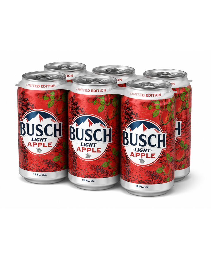 BUSCH LIGHT APPLE 12 fl oz. can - 6-PACK