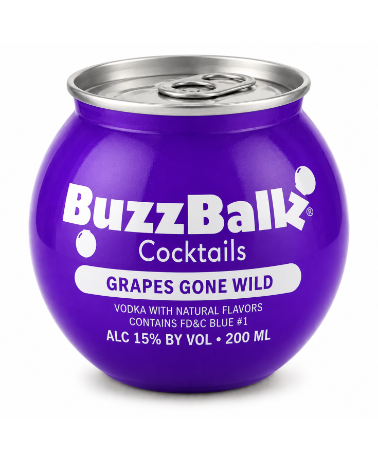 BUZZBALLZ GRAPES GONE WILD - 200ML - SINGLE