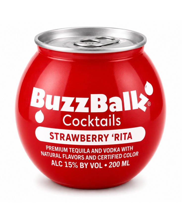 BUZZBALLZ STRAWBERRY RITA - 200ML - SINGLE