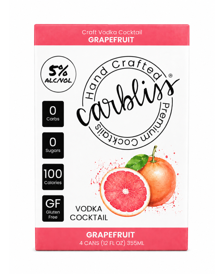 CARBLISS GRAPEFRUIT - 12OZ - 4-PACK