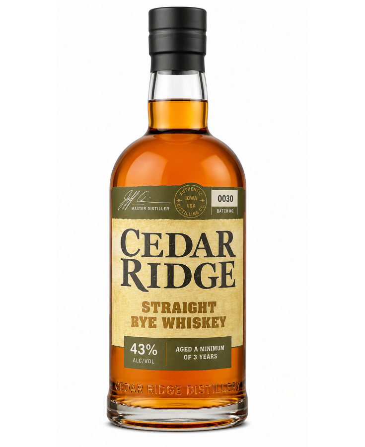 CEDAR RIDGE RYE - 750ML