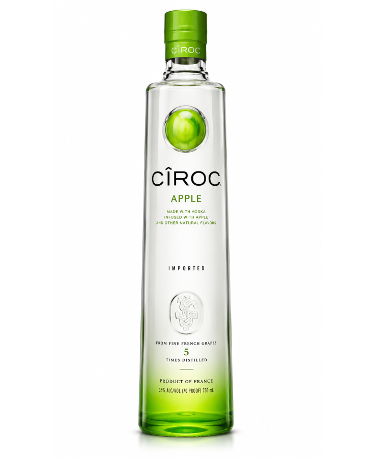 CIROC APPLE Vodka - 750ML - SINGLE