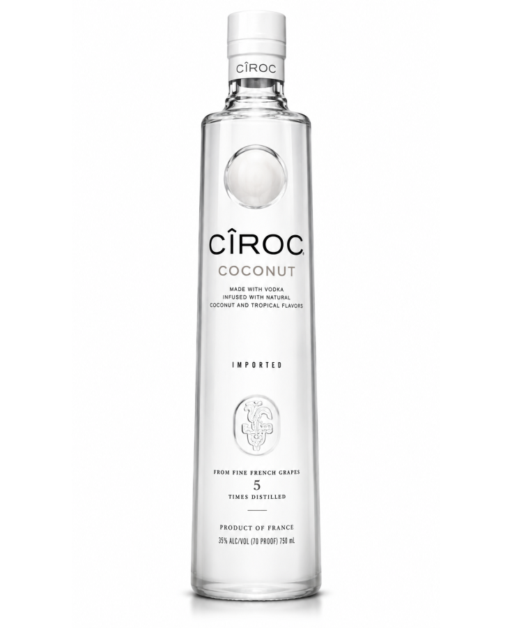 CIROC COCONUT Vodka - 750ML - SINGLE