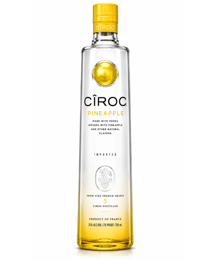 CIROC PINEAPPLE Vodka - 750ML - SINGLE