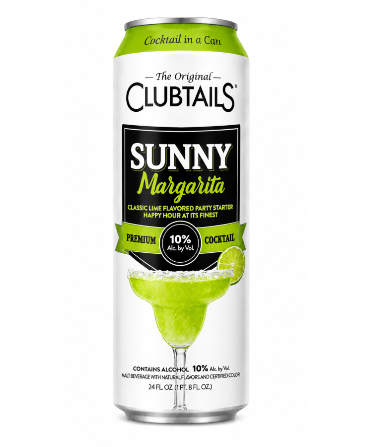CLUBTAILS SUNNY MARGARITA - 24OZ - SINGLE