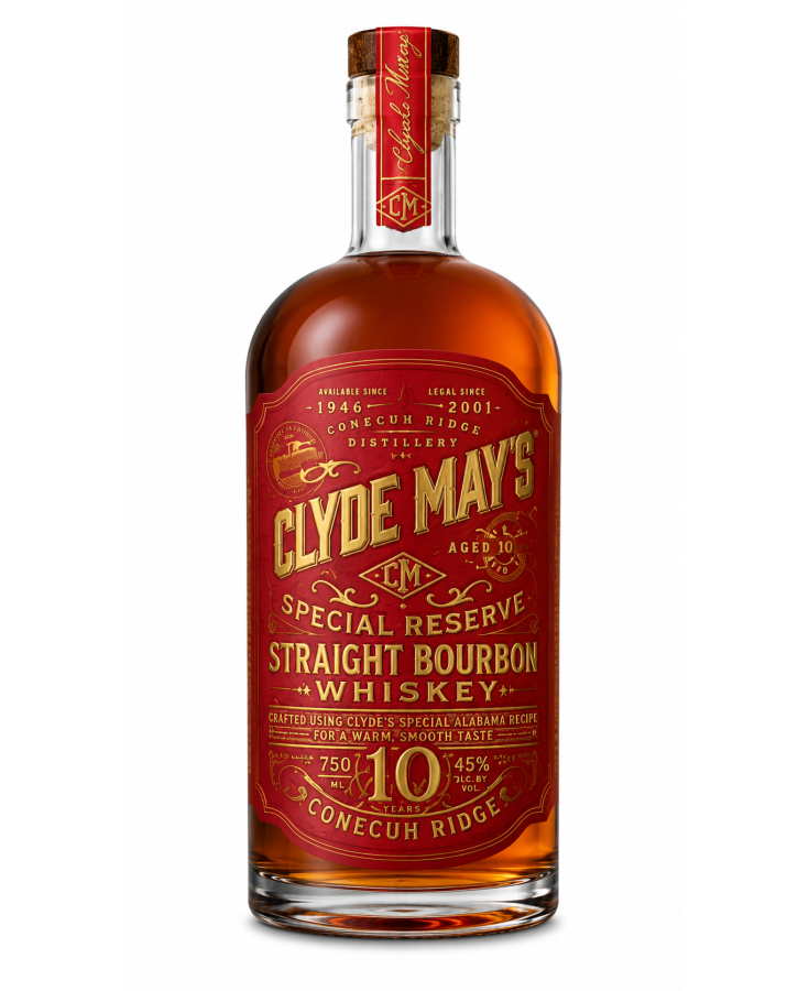 CLYDE MAY'S BOURBON WHISKEY - 750ML