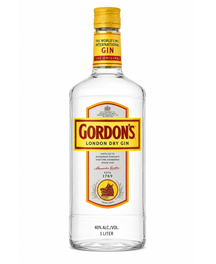 GORDONS LONDON DRY GIN - 1L - SINGLE