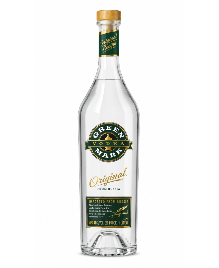 Green Mark Russian Vodka - 1L