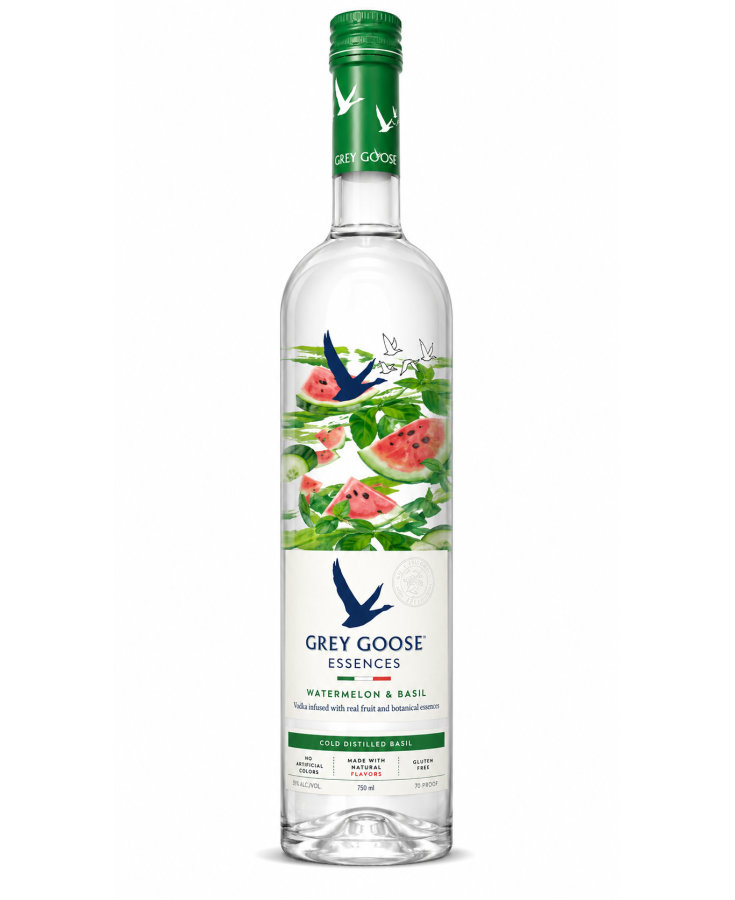 GREY GOOSE WATERMELON & BASIL - 750ML - SINGLE