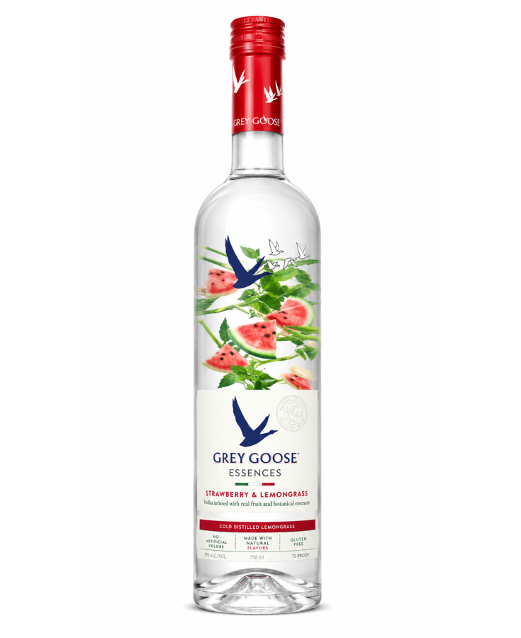 GREY GOOSE STRAWBERRY & LEMONGRASS - 750ML - SINGLE