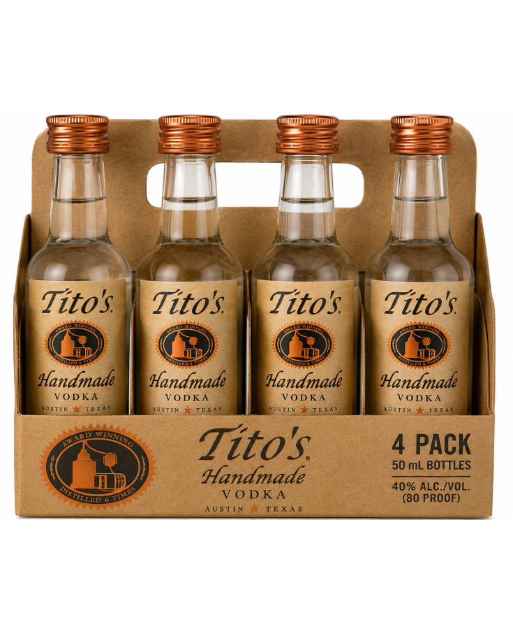 TITO'S - 50ML - 4 PACK