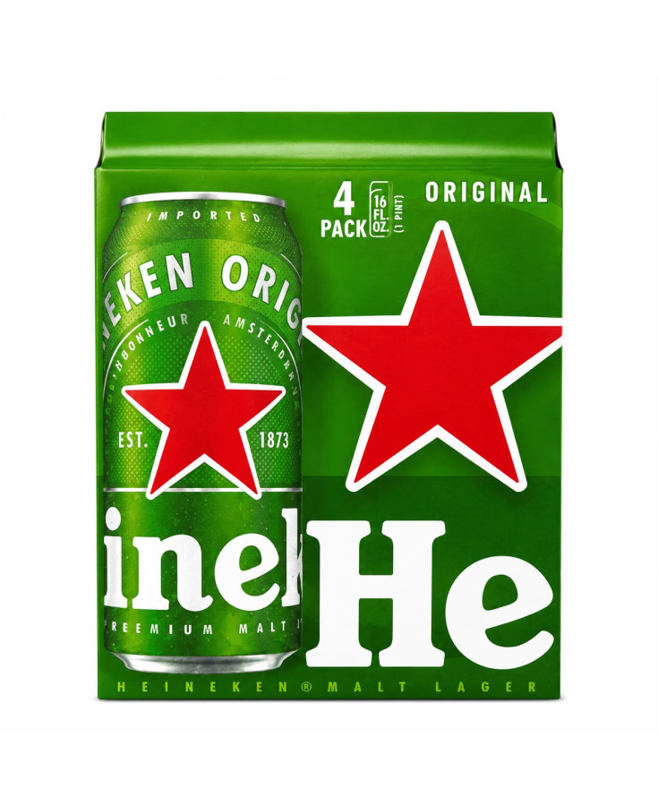 HEINEKEN 4 PK CAN - 16OZ