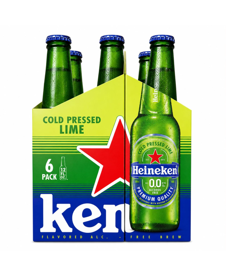 HEINEKEN NON ALCOHOL 0.0 COLED PRESSED LIME - 12OZ - 6 PACK