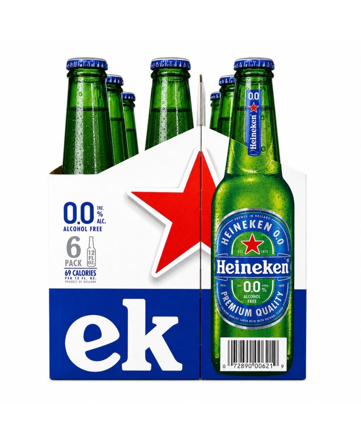 HEINKEN NON ALCOHOL 0.0 BOT - 12OZ - 6 PACK