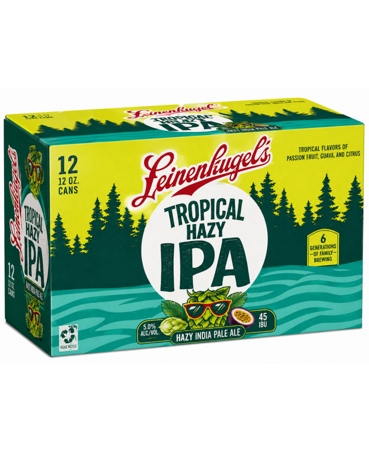 LEINENKUGEL'S TROPICAL HAZY IPA - 12OZ - 12-PACK