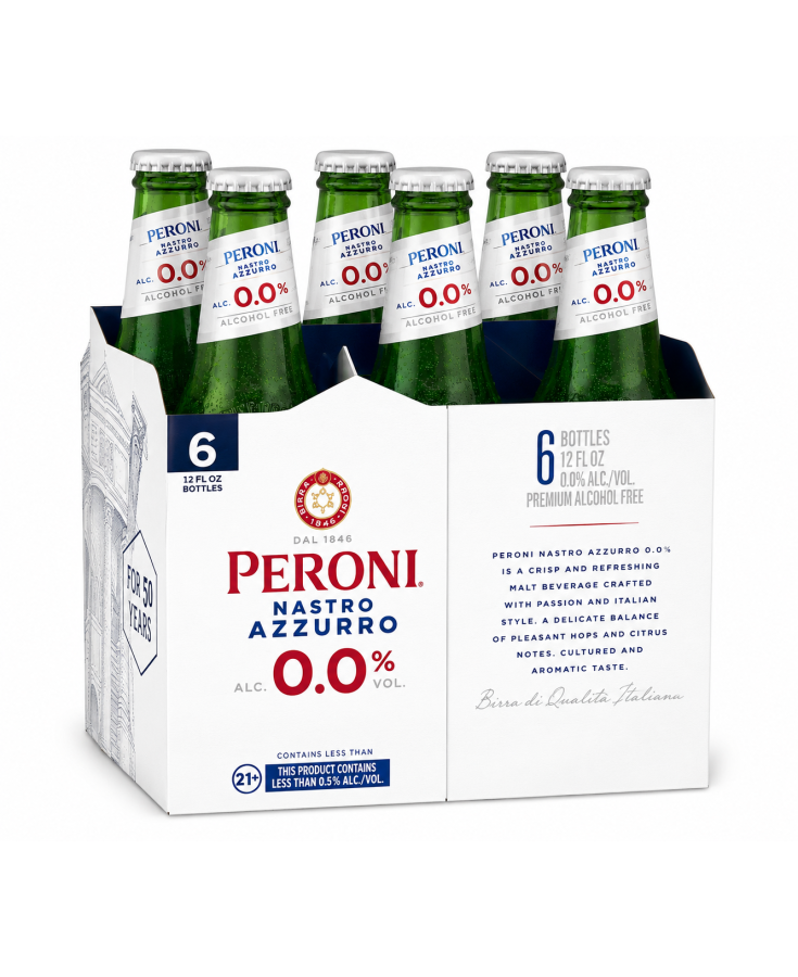PERONI NON ALCHOHAL 0.00 6 NR - 12OZ - 6-PACK