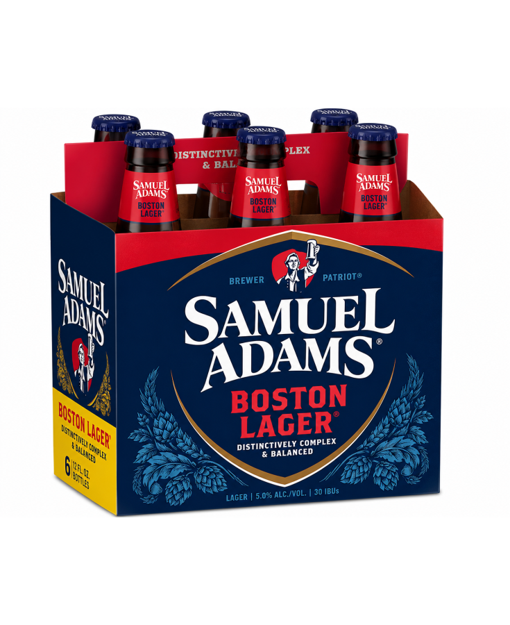 SAMUEL ADAMS BOSTON LAGER - 12OZ - 6-PACK