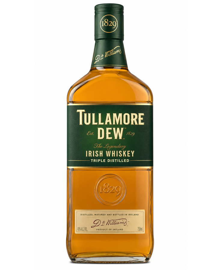 TULLAMORE DEW IRISH WHISKEY 750 ML