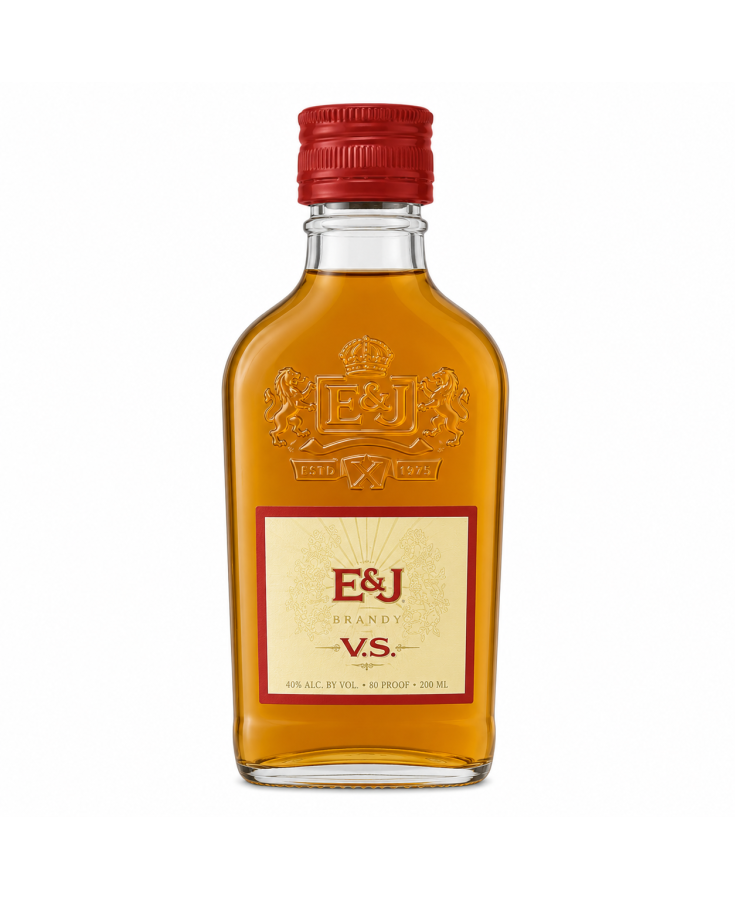 E&J BRANDY - 200ML - SINGLE