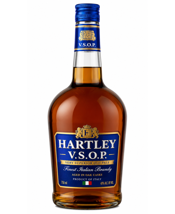 HARTLEY BRANDY - 750ML - SINGLE