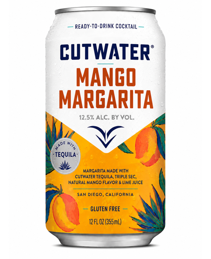 CUTWATER MANG0 MARGARITA SINGLE CAN - 12OZ - SINGLE