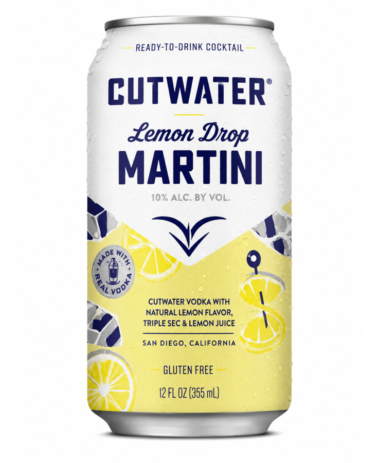 CUTWATER LEMON DROP MARTINI SINGLE CAN - 12OZ - SINGLE