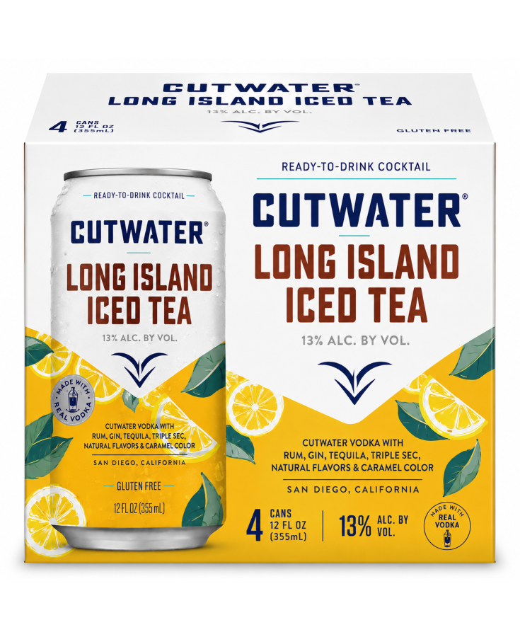 CUTWATER LONG ISLAND ICED TEA 4 PK - 12OZ