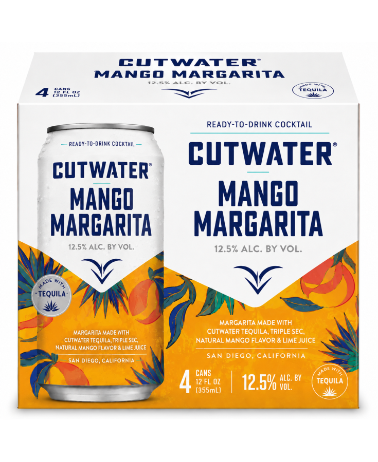 CUTWATER MANG0 MARGARITA 4 PK - 12OZ