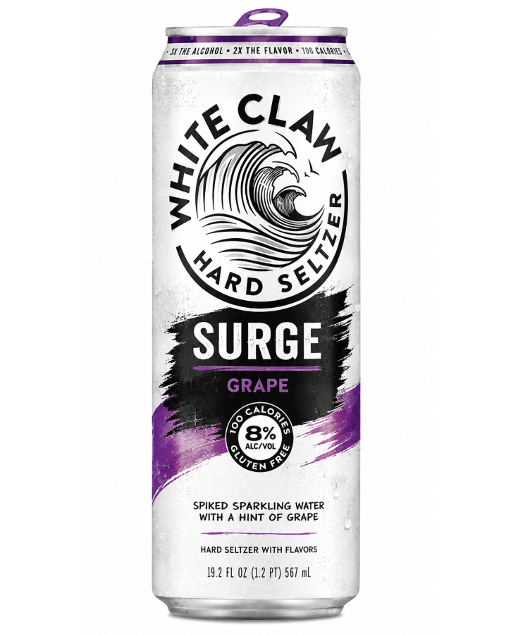 WHITE CLAW SURGE GRAPE - 19.2 FLOZ - SINGLE
