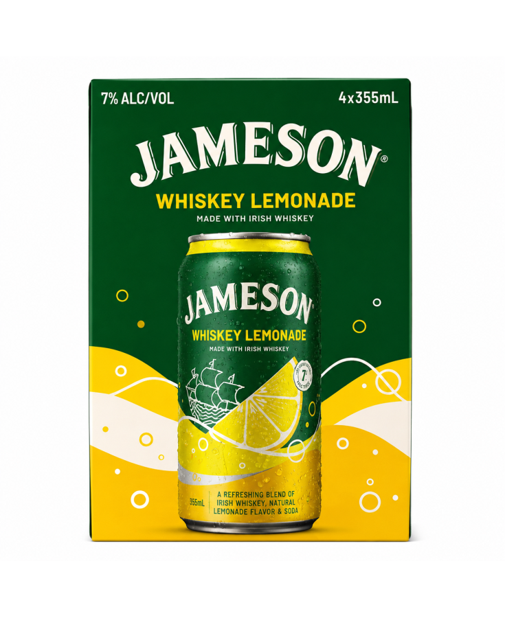 JAMESON WHISKEY LEMONADE - 355ML - 4 PACK