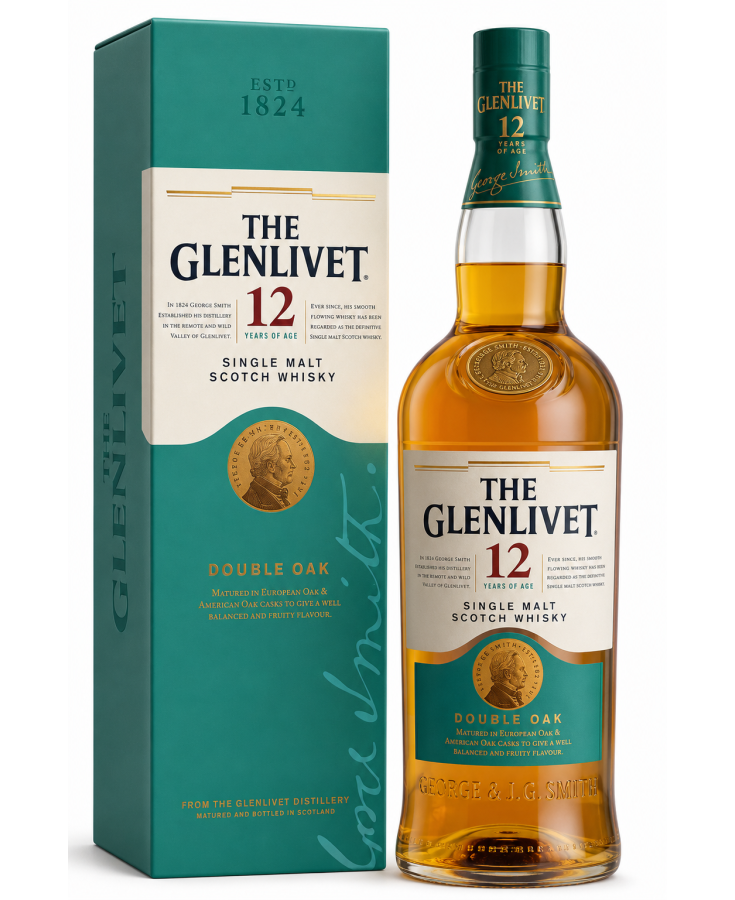 GLENLIVET 12 YEAR - 750ML - SINGLE