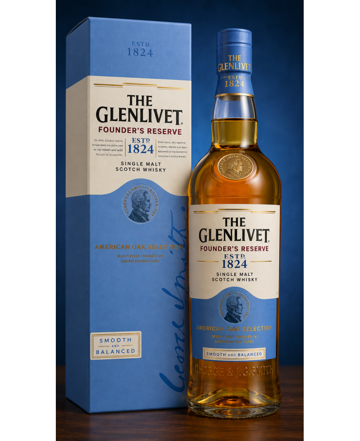 GLENLIVET FOUNDER'S RESERVE - 750ML - SINGLE