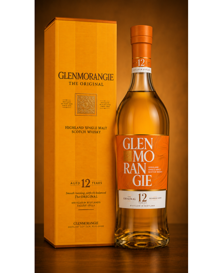GLENMORANGIE 12YR ORG SCOTCH - 750ML - SINGLE