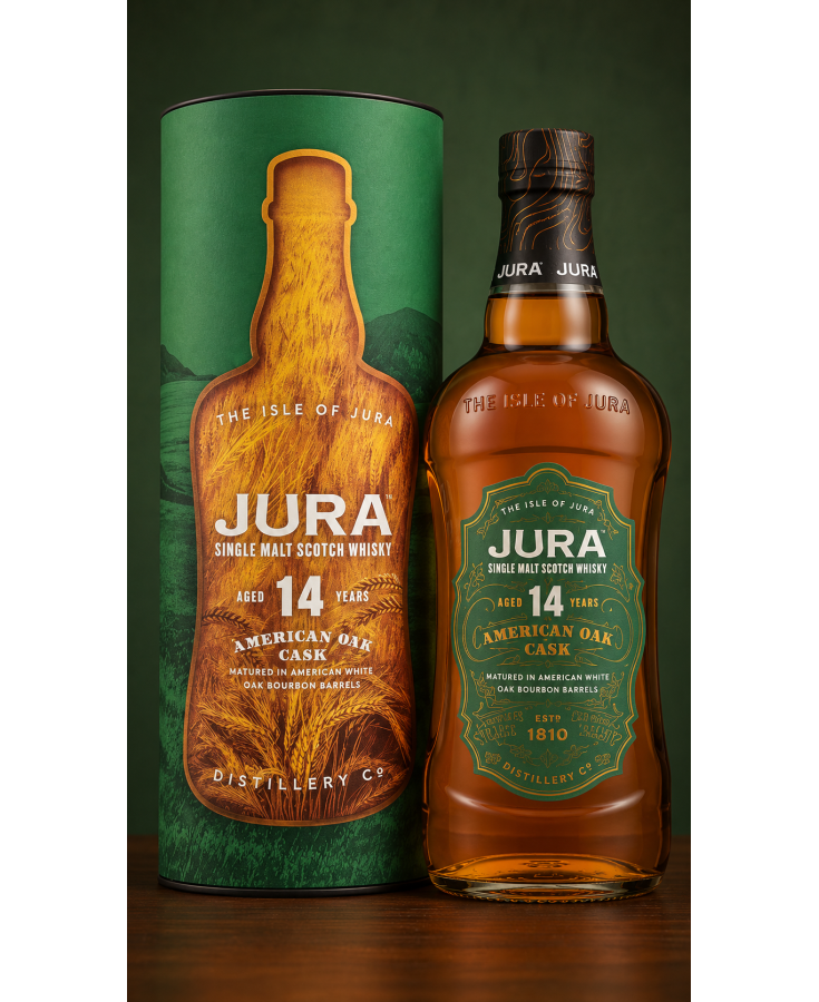 Jura American Rye Cask 14 Year Old Scotch Whisky - 750ML - SINGLE