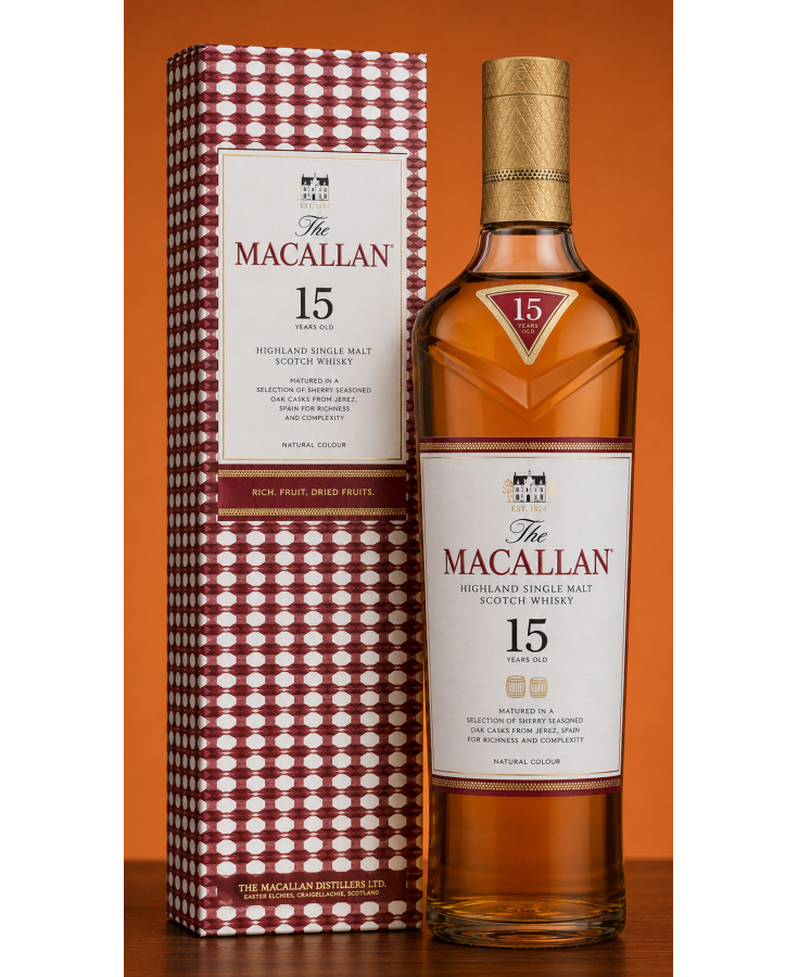 MACALLAN 15YR DOUBLE CASK - 750ML - SINGLE