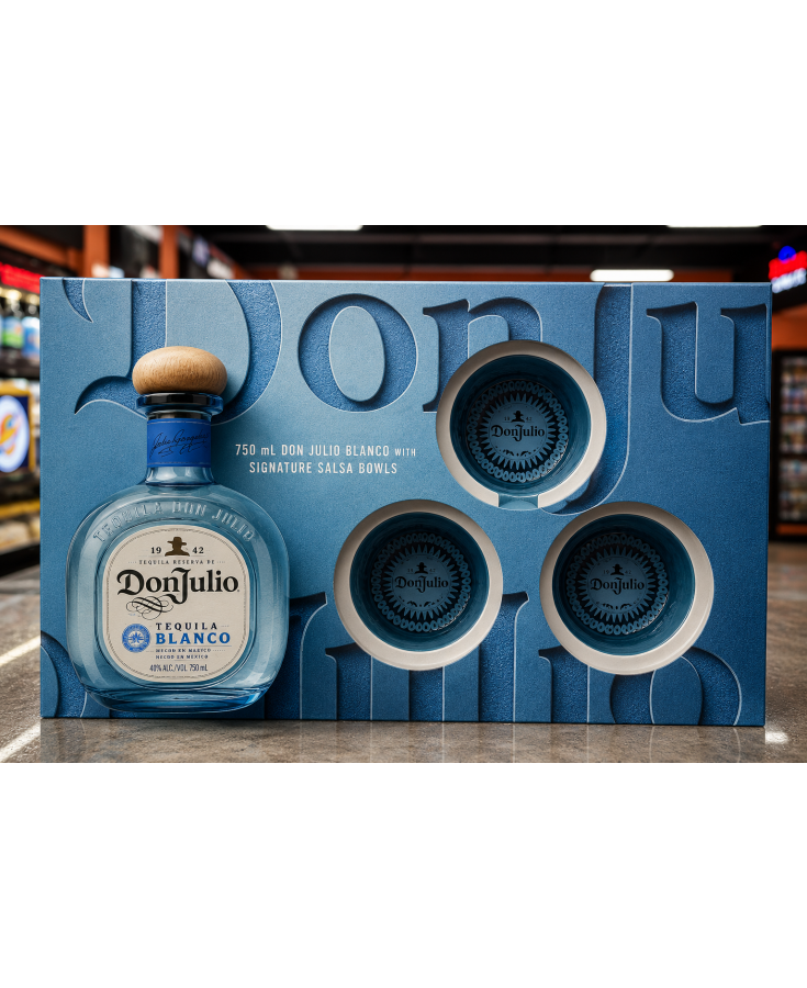 DON JULIO BLANCO WITH SALSA BOWL - 750ML - SINGLE