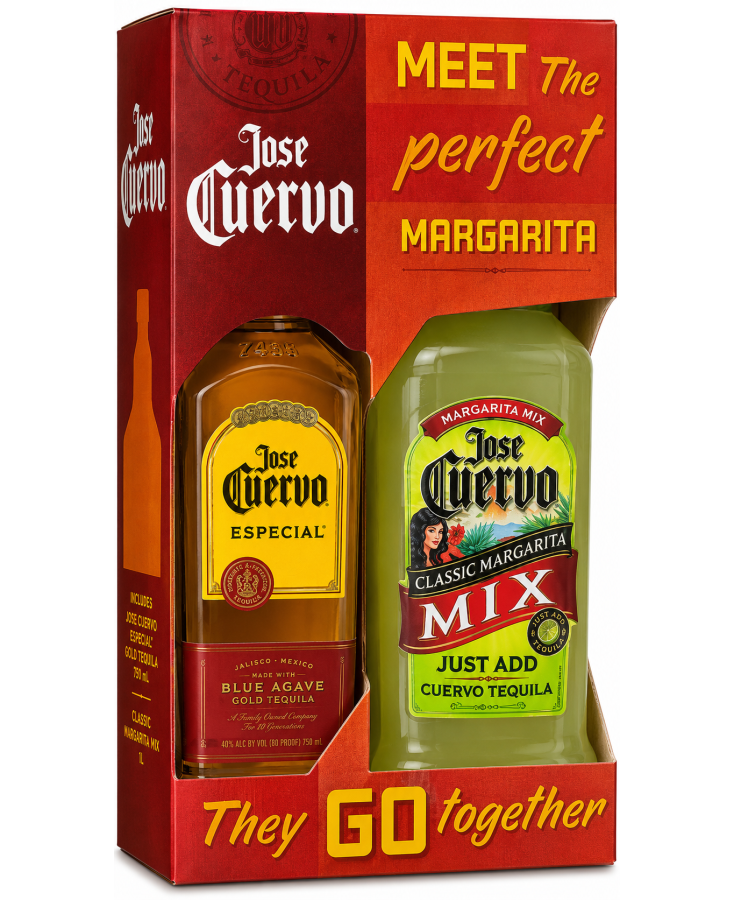 JOSE CUERVO GOLD GIFT SET - 750ML - SINGLE