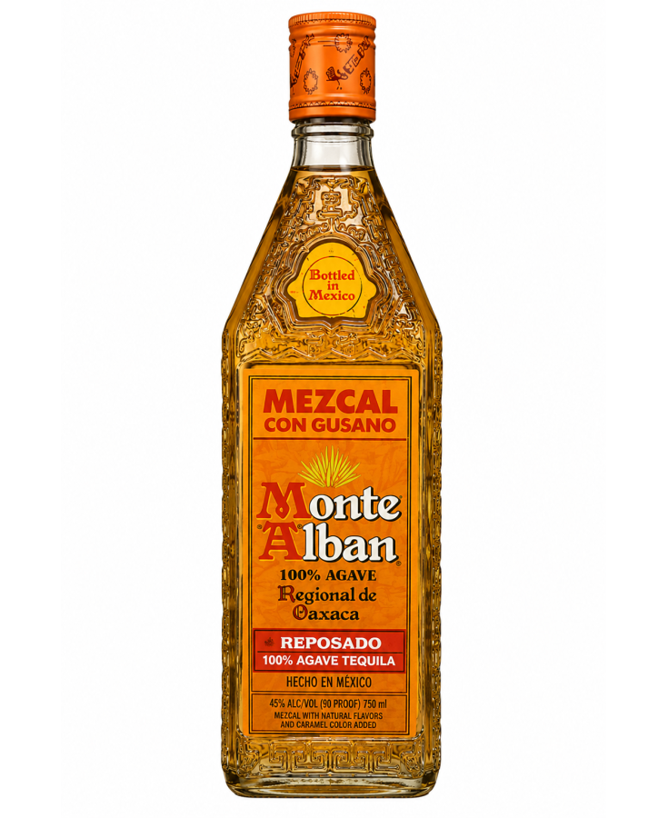 Monte Alban Tequila Reposado - 750ML - SINGLE