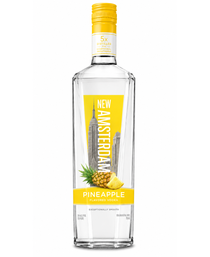 NEW AMSTERDAM PINEAPPLE Vodka - 750ML - SINGLE