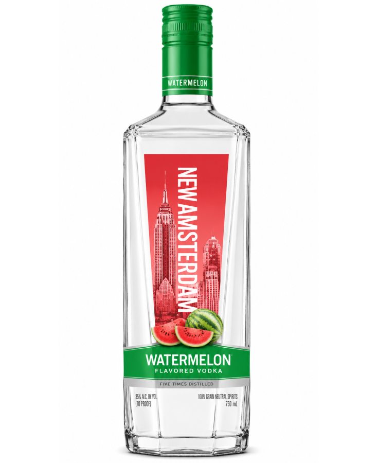NEW AMSTERDAM WATERMELON Vodka - 750ML - SINGLE