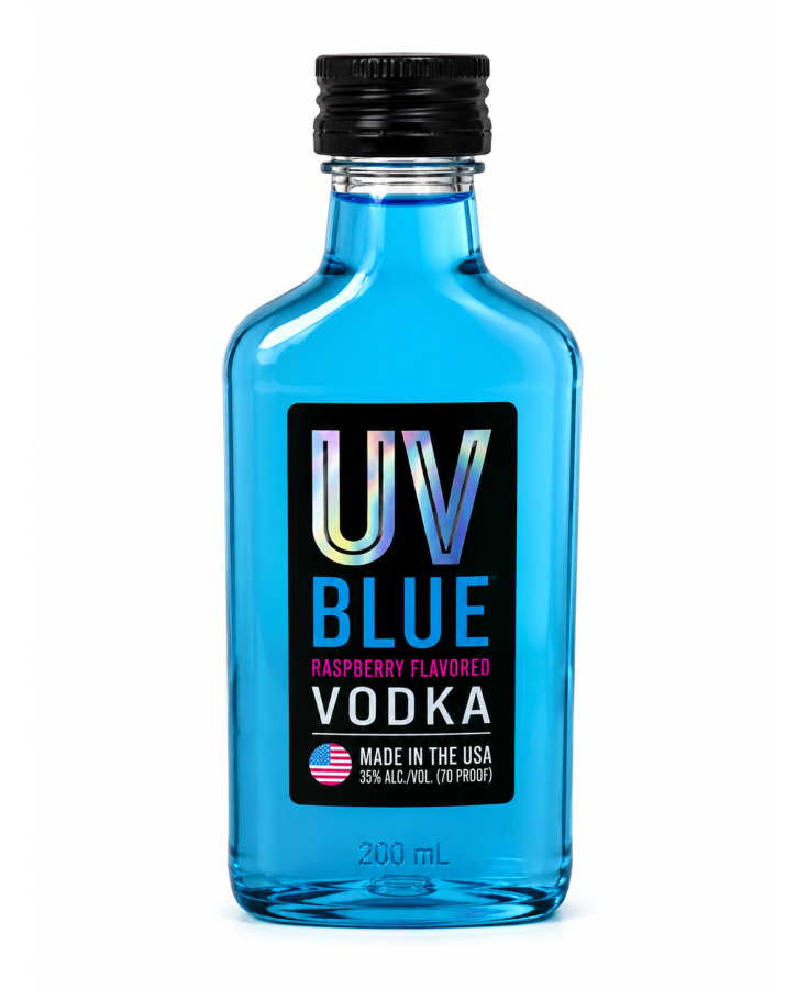 UV BLUE VODKA BLUEBERRY - 200 mL - SINGLE
