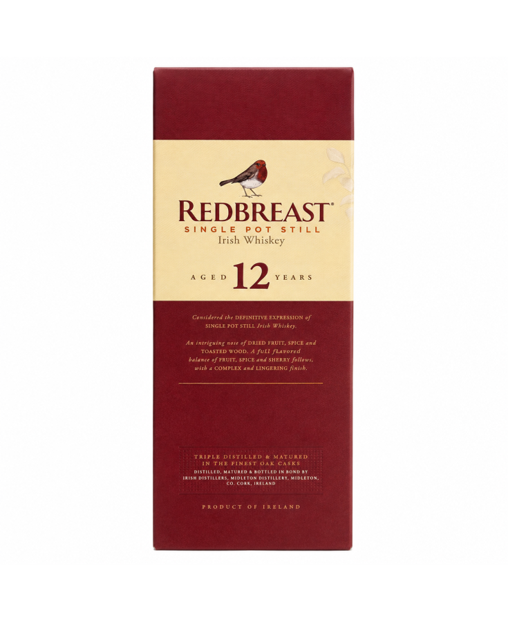 REDBREAST 12YR - 750ML - SINGLE